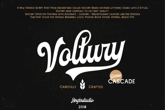 Voltury Font by Angin Studio — Script Handwritten Font — thumbnail 2