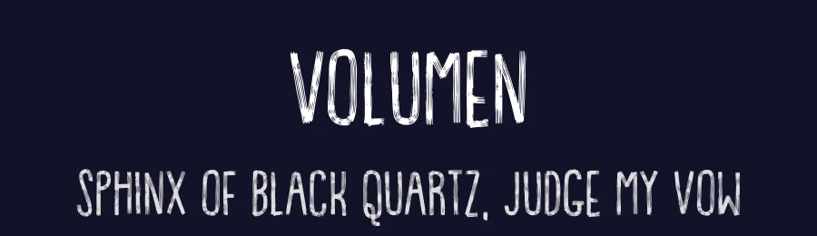 Volumen by Pizzadude — Decorative Font — thumbnail 2