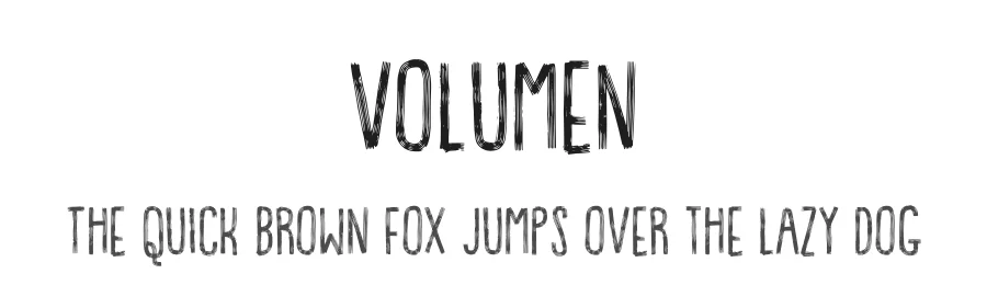 Volumen by Pizzadude — Decorative Font