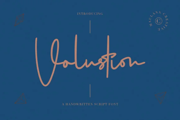 Volustion Font by Maulana Creative — Script Handwritten Font