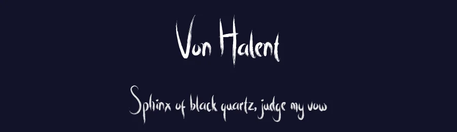Von Halent by Royaltype — Decorative Font — thumbnail 2