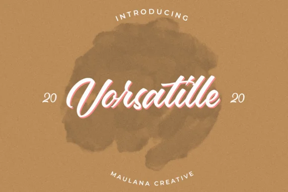 Vorsatille Font by Maulana Creative — Script Handwritten Font