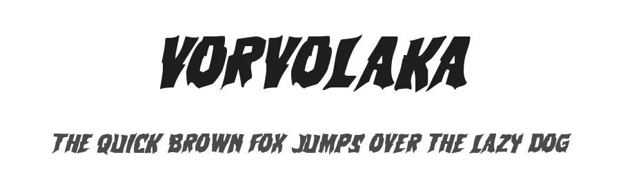 Vorvolaka by Iconian Fonts — Decorative Font