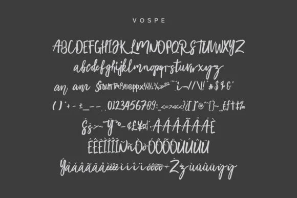 Vospe Font by Maulana Creative — Script Handwritten Font — thumbnail 8
