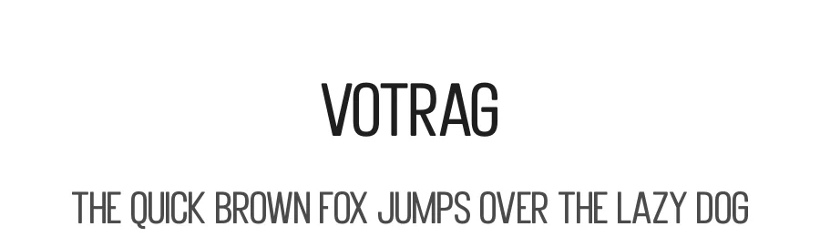 Votrag by PutraCetol Studio — Sans Serif Font