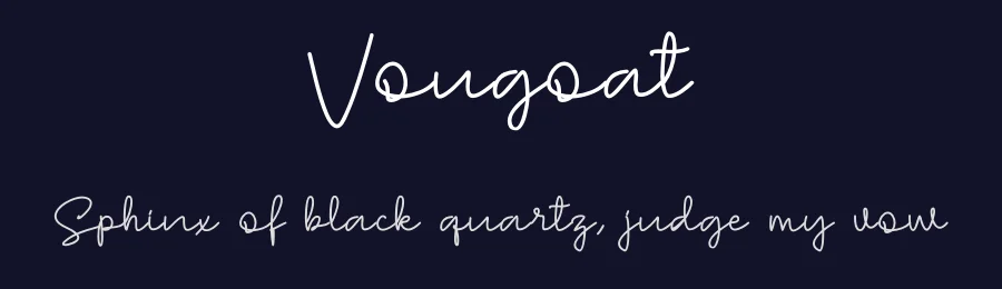 Vougoat by Adyana — Script Handwritten Font — thumbnail 2