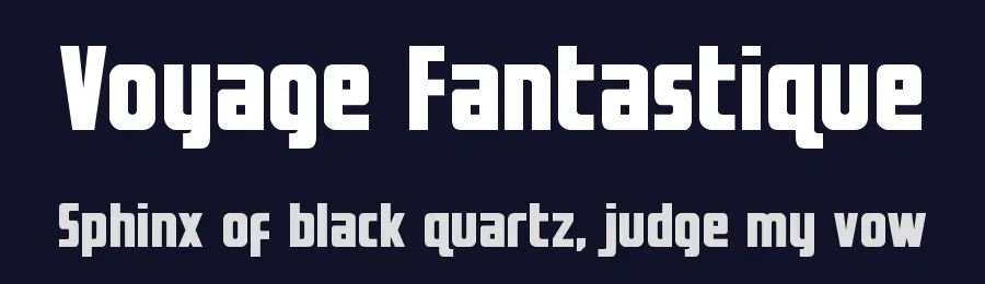 Voyage Fantastique by Iconian Fonts — Display Font — thumbnail 2