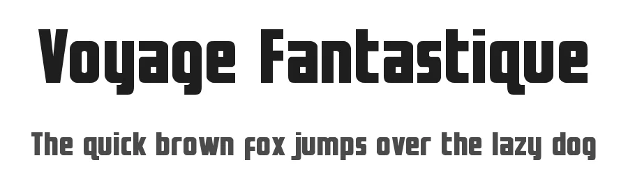 Voyage Fantastique by Iconian Fonts — Display Font