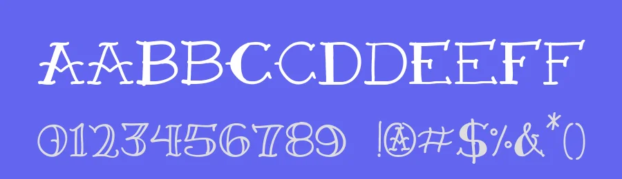 VTC Freehand Tattoo One by Vigilante Typeface Corporation — Decorative Font — thumbnail 3