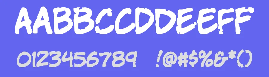 VTC Stressed Hand by Vigilante Typeface Corporation — Decorative Font — thumbnail 3