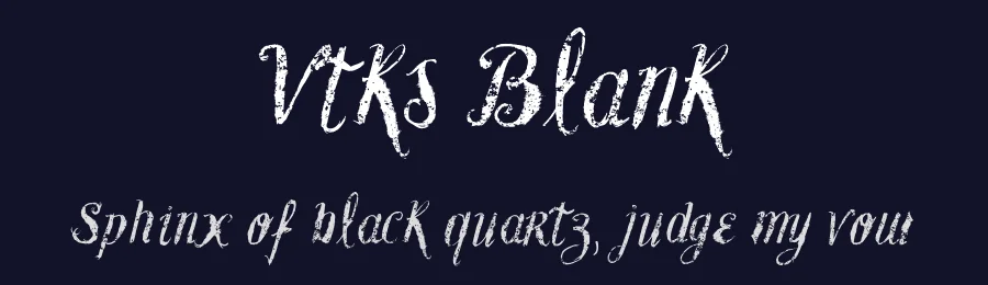 Vtks Blank by Douglas Vitkauskas — Script Handwritten Font — thumbnail 2