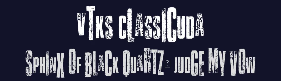 Vtks Classicuda by Douglas Vitkauskas — Decorative Font — thumbnail 2