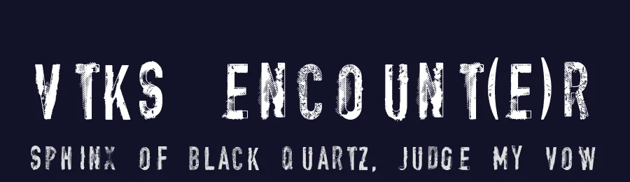 Vtks Encount(e)r by Douglas Vitkauskas — Decorative Font — thumbnail 2