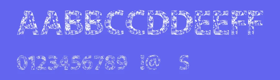 Vtks Flowers in our Soul by Douglas Vitkauskas — Decorative Font — thumbnail 3