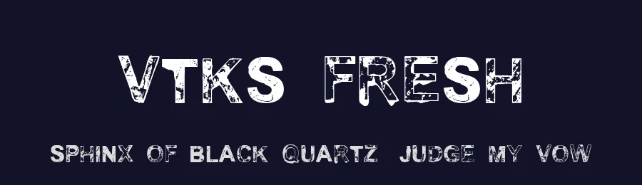 Vtks Fresh by Douglas Vitkauskas — Decorative Font — thumbnail 2