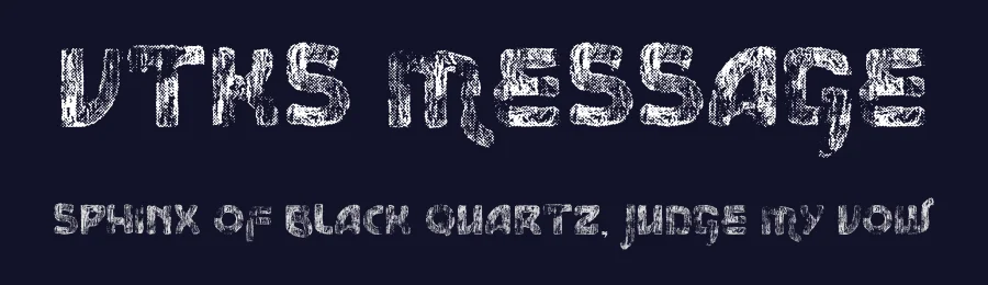 Vtks Message by Douglas Vitkauskas — Decorative Font — thumbnail 2