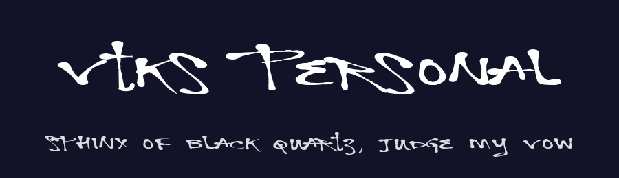 Vtks Personal by Douglas Vitkauskas — Script Handwritten Font — thumbnail 2