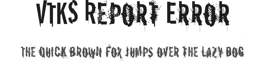 VTKS Report Error