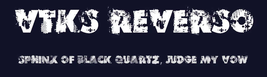 VTKS Reverso by Douglas Vitkauskas — Decorative Font — thumbnail 2
