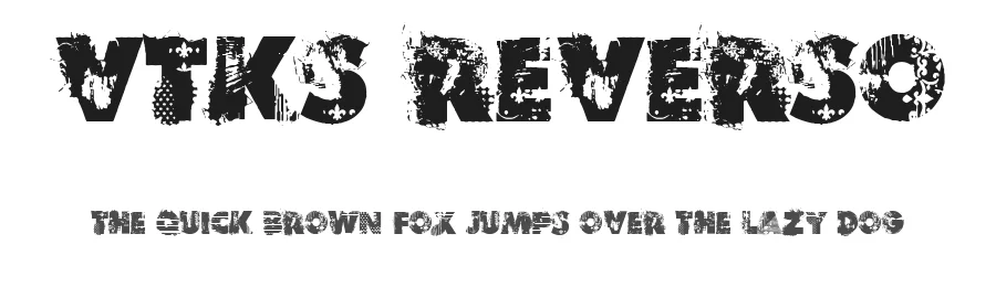 VTKS Reverso by Douglas Vitkauskas — Decorative Font