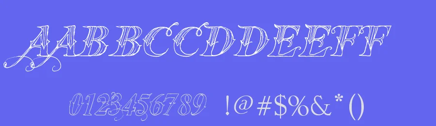 Vtks Thanks You by Douglas Vitkauskas — Decorative Font — thumbnail 3