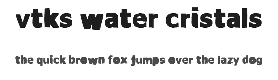 VTKS Water Cristals