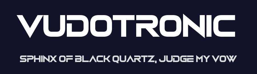 Vudotronic by Chequered Ink — Display Font — thumbnail 2