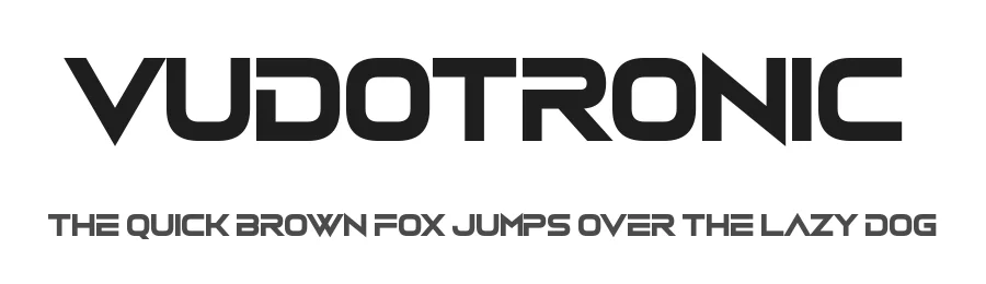 Vudotronic by Chequered Ink — Display Font