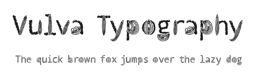 Vulva Typography