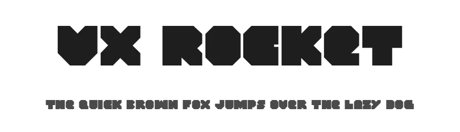 VX Rocket by Iconian Fonts — Display Font