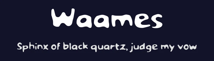 Waames by wepfont.com — Decorative Font — thumbnail 2