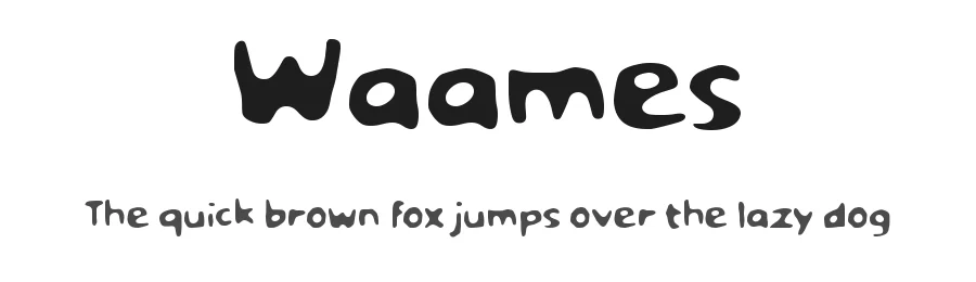 Waames by wepfont.com β Decorative Font