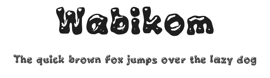 Wabikom by wepfont.com β Decorative Font