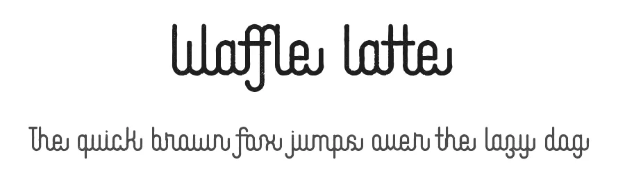 Waffle Latte