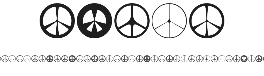 Wahei by Luc Devroye — Dingbats Font
