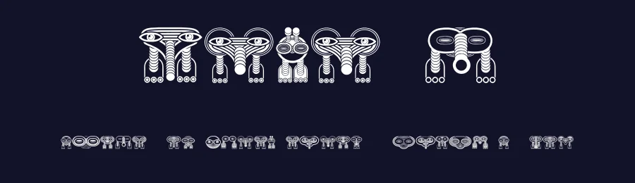 Wakazi by Vladimir Nikolic — Dingbats Font — thumbnail 2