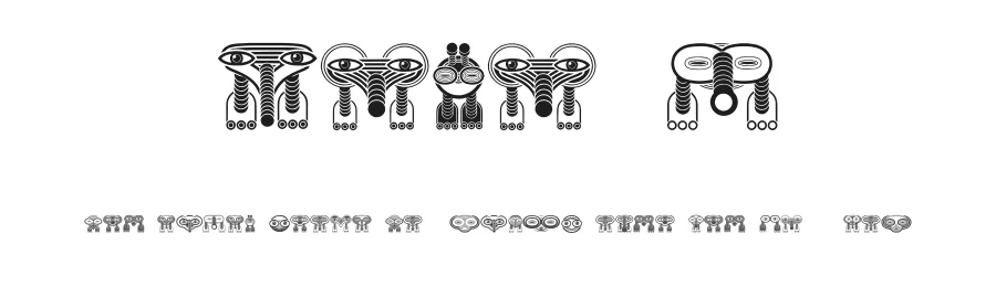 Wakazi by Vladimir Nikolic — Dingbats Font
