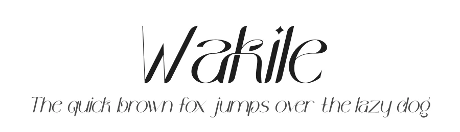 Wakile by Storytype Studio — Decorative Font
