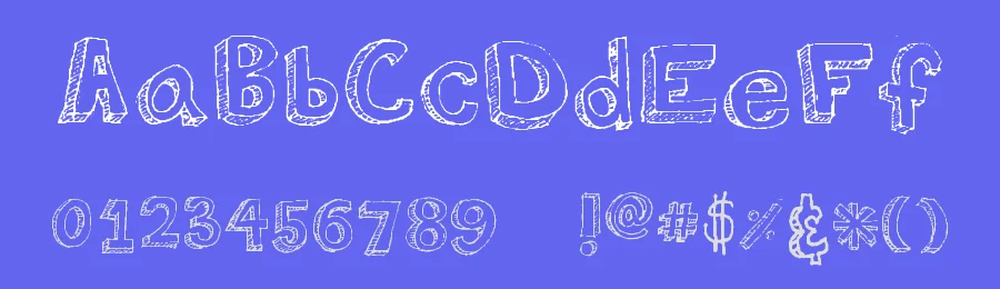 Walk Around the Block by Nicole Dalesio — Decorative Font — thumbnail 3