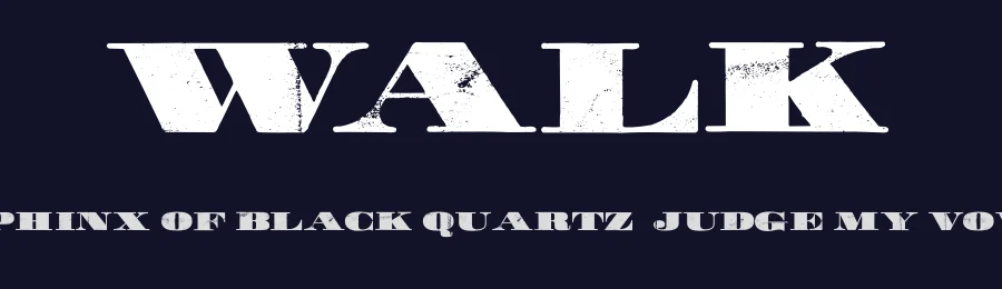 Walk by Billy Argel Fonts ® — Decorative Font — thumbnail 2