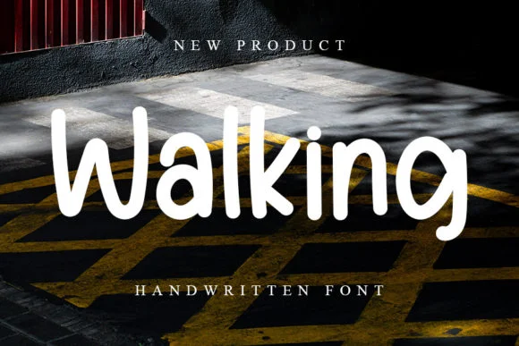 Walking Font by Intana Type — Script Handwritten Font