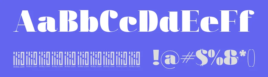 Walking Broadway by Ikiiko Type — Serif Font — thumbnail 3