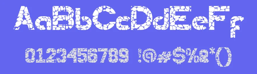 Wall Stones by Indra Gunawan — Decorative Font — thumbnail 3