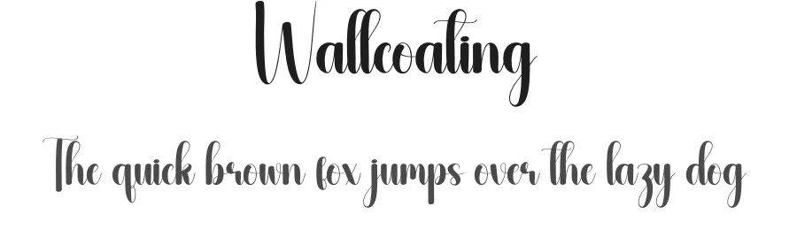 Wallcoating