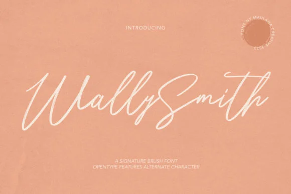 Wally Smith Font by Maulana Creative — Script Handwritten Font