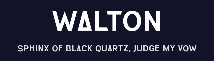 Walton by Fontherapy — Sans Serif Font — thumbnail 2