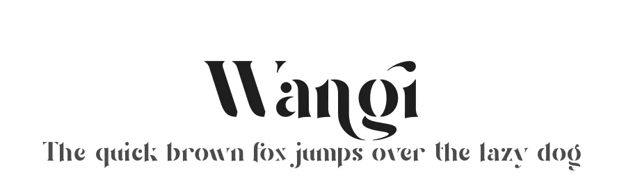 Wangi by Riyadh Rahman โ Decorative Font