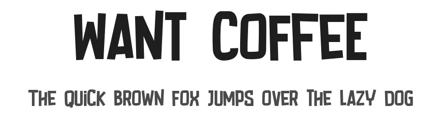 Want Coffee
