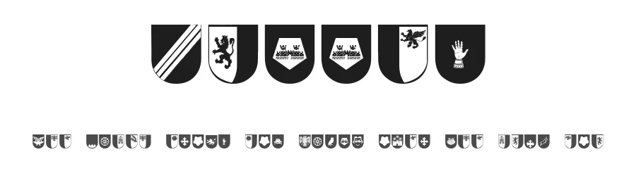 Wappen by Intellecta Design — Dingbats Font
