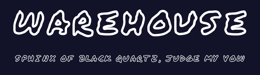Warehouse by Geronimo Font Studios — Decorative Font — thumbnail 2